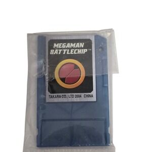 Takara Megaman Battlechip 168 CP 5 Blue 2004 Rockman‎ EXE PET Toy Accessory